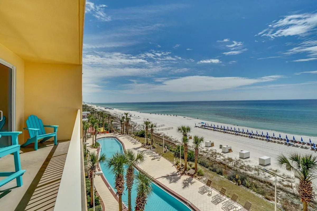 Apartment 408E Calypso Elegant Beach Front Beach Svc Included Panama City Beach
