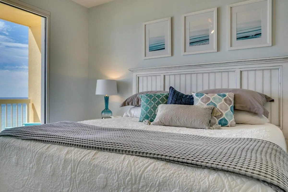 408E Calypso Elegant Beach Front Beach Svc Included Panama City Beach Apartment