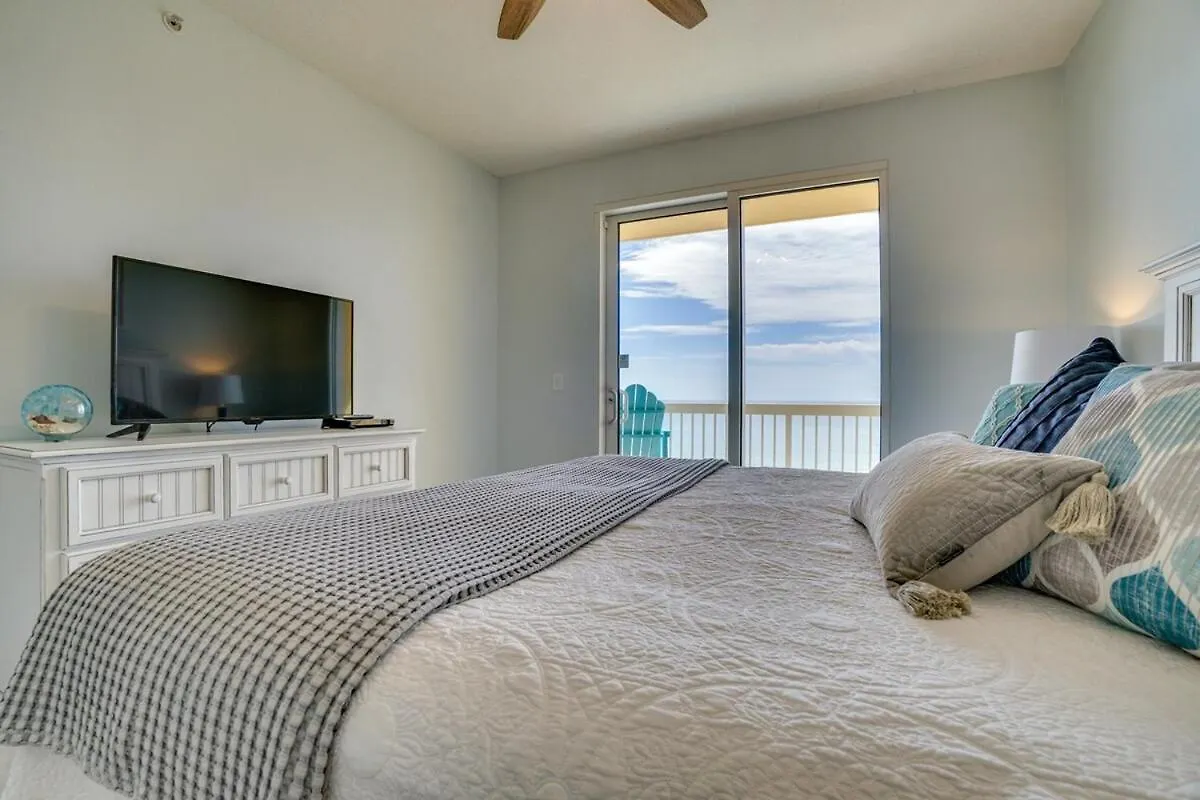Apartment 408E Calypso Elegant Beach Front Beach Svc Included Panama City Beach
