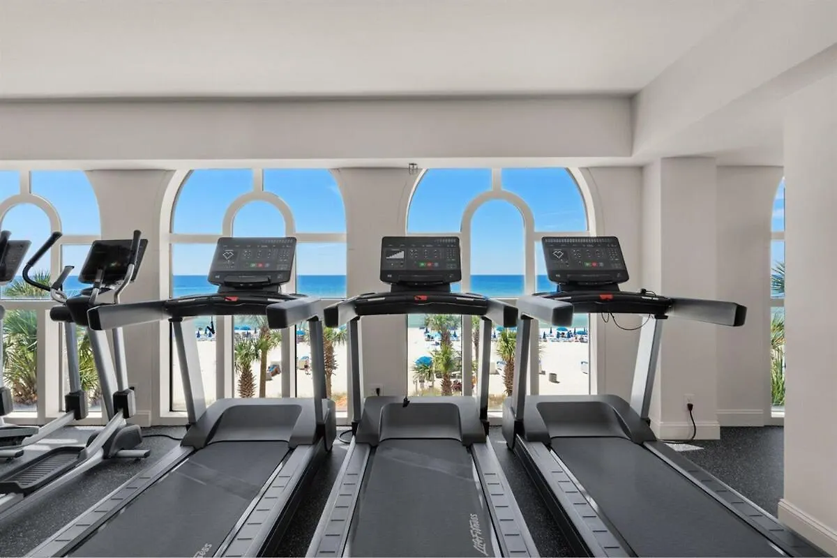 408E Calypso Elegant Beach Front Beach Svc Included Panama City Beach Apartment