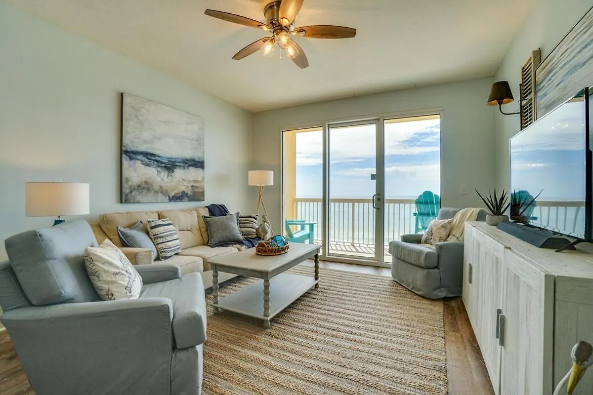408E Calypso Elegant Beach Front Beach Svc Included Panama City Beach Apartment