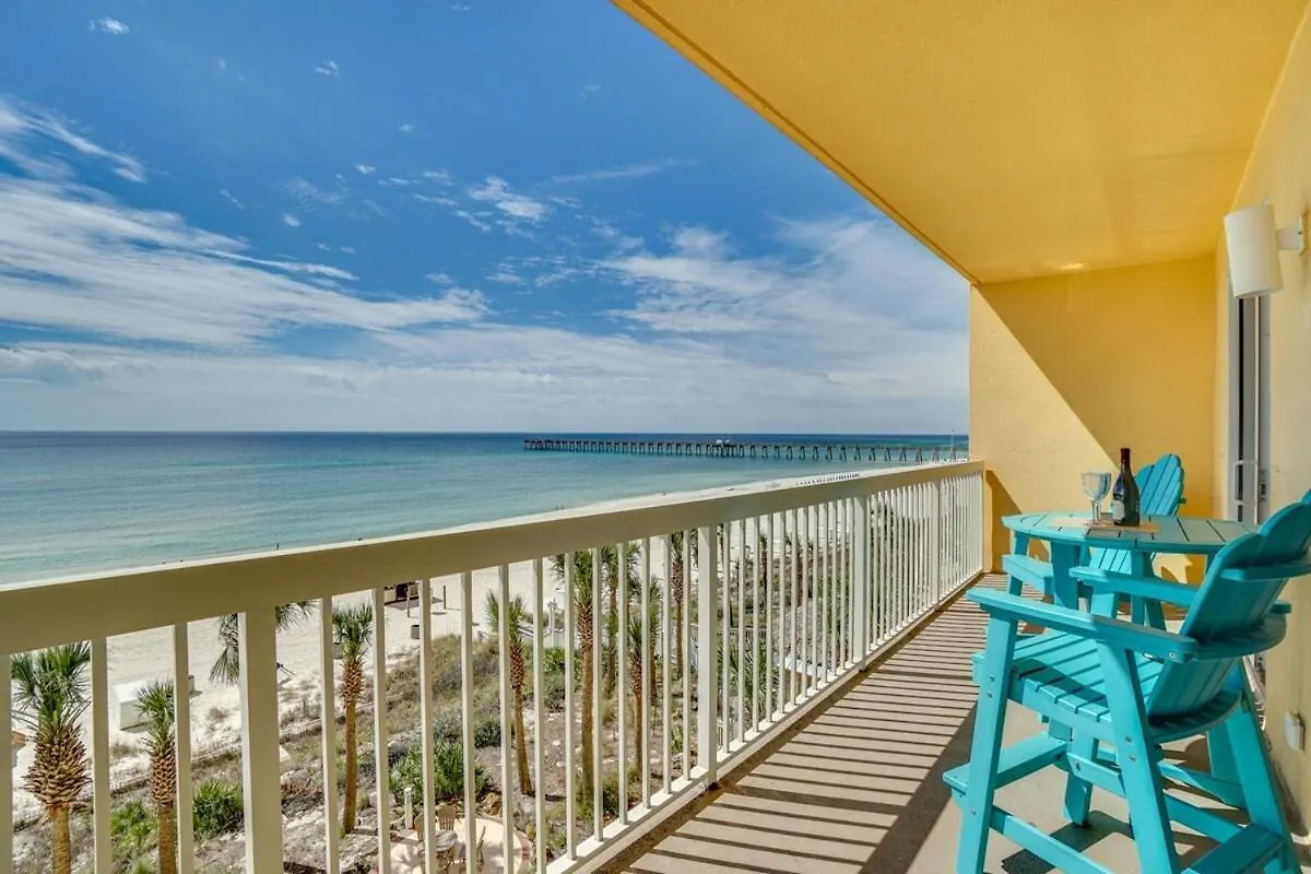 408E Calypso Elegant Beach Front Beach Svc Included Panama City Beach