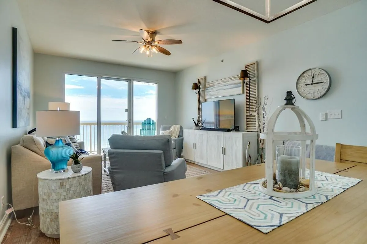 408E Calypso Elegant Beach Front Beach Svc Included Panama City Beach