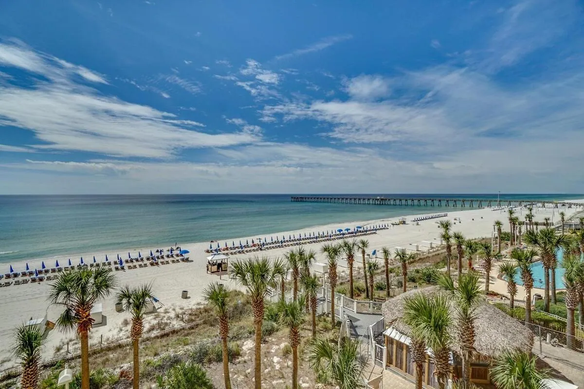 408E Calypso Elegant Beach Front Beach Svc Included Panama City Beach Apartment