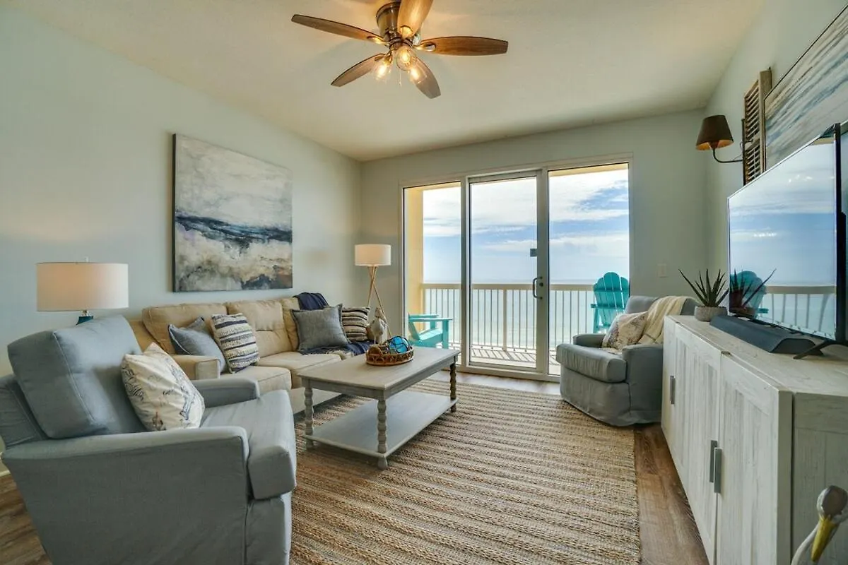 408E Calypso Elegant Beach Front Beach Svc Included Panama City Beach Apartment