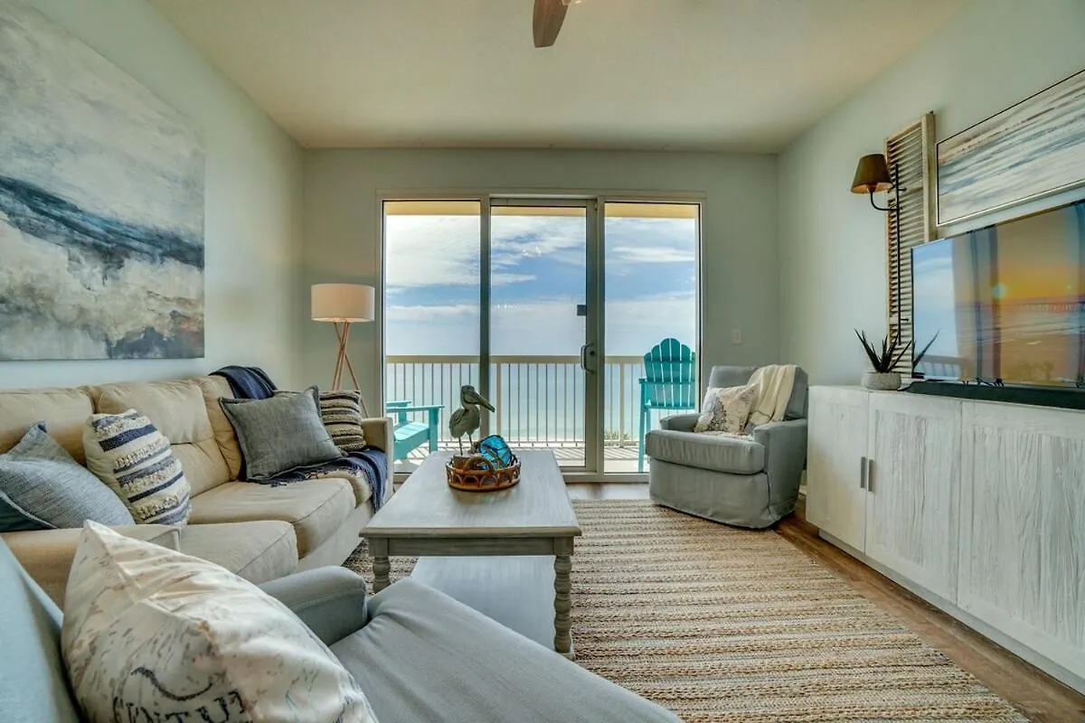 408E Calypso Elegant Beach Front Beach Svc Included Panama City Beach